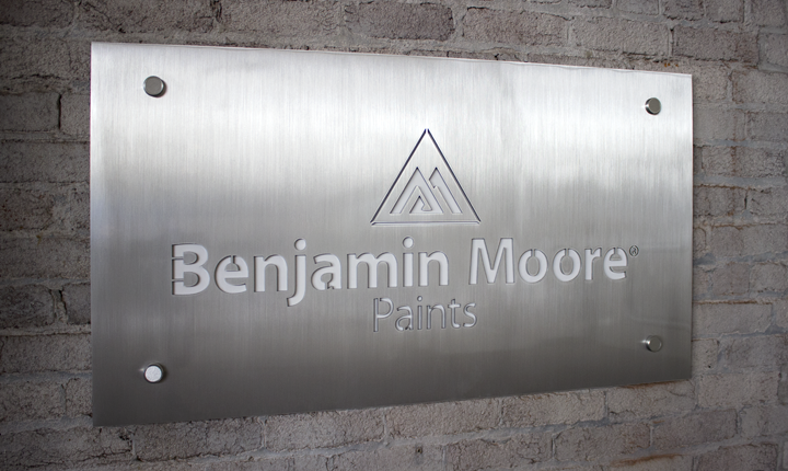 Benjamin Moore 3-Dimensional Signage