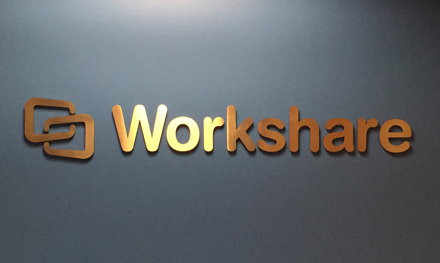 Workshare 3-Dimensional Office Entrance Wall Sign