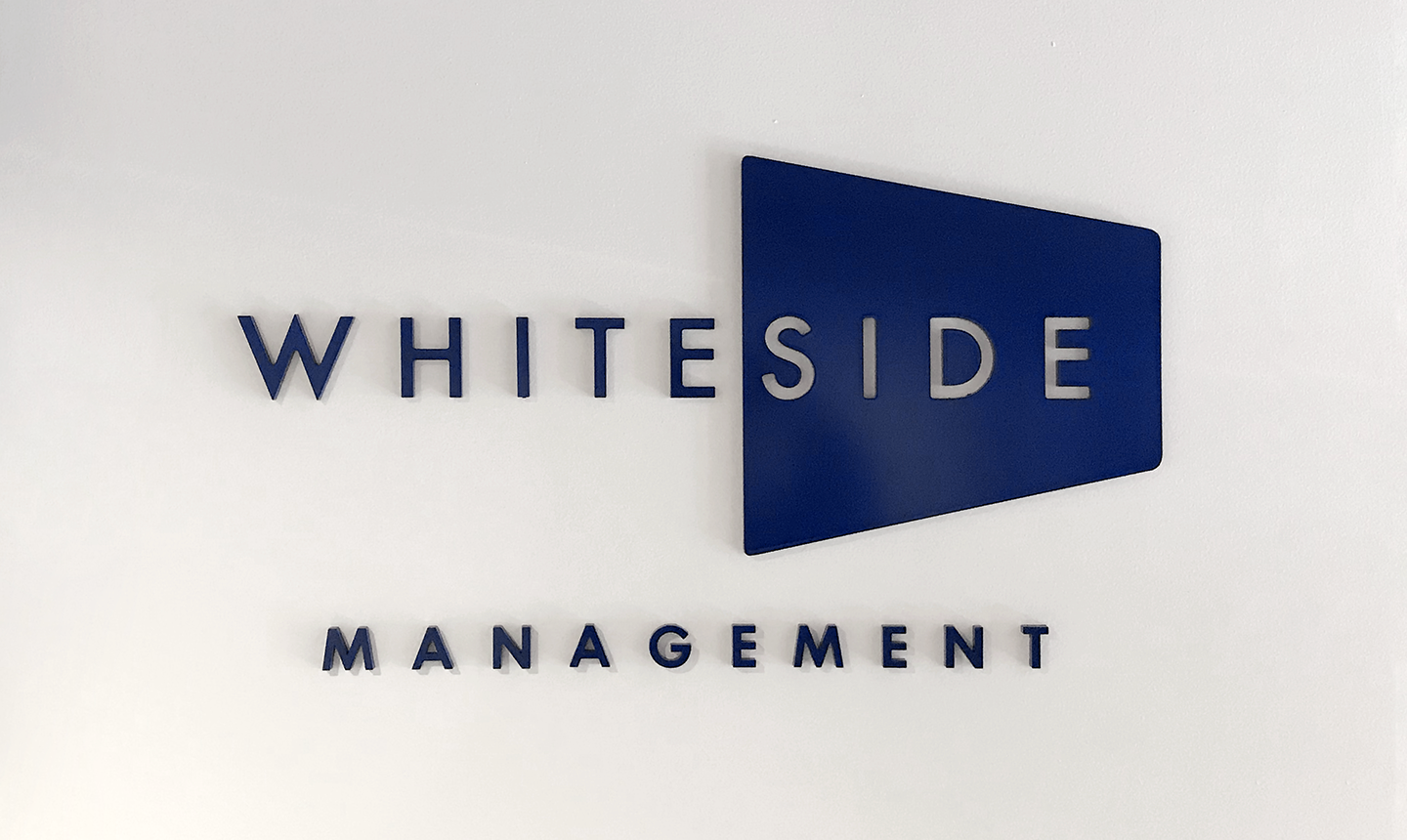 Whiteside 3 Dimensional Signage