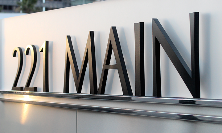 221 Main | Monument Signage