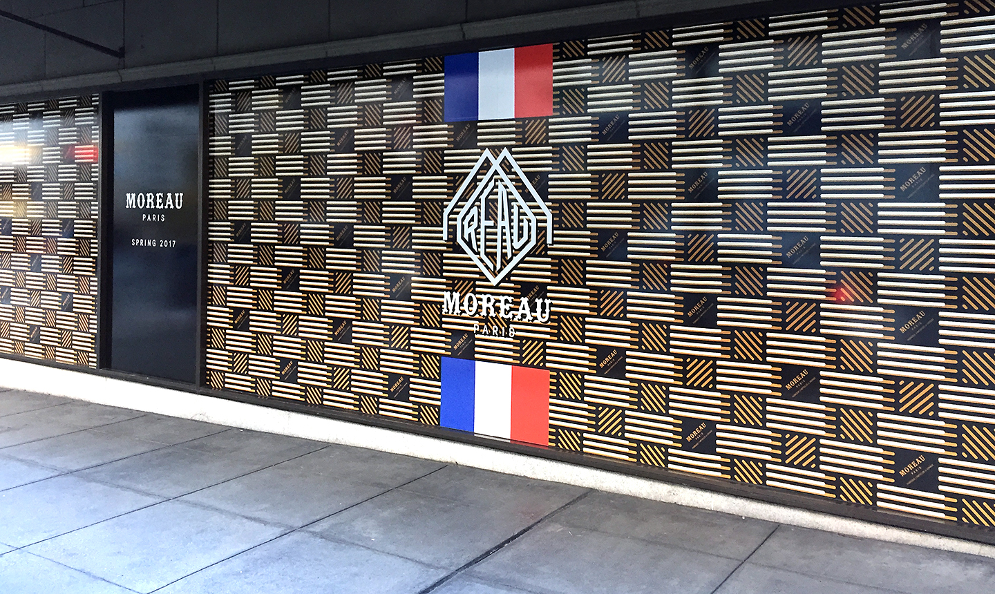 Moreau Printed Window Vinyl Decal